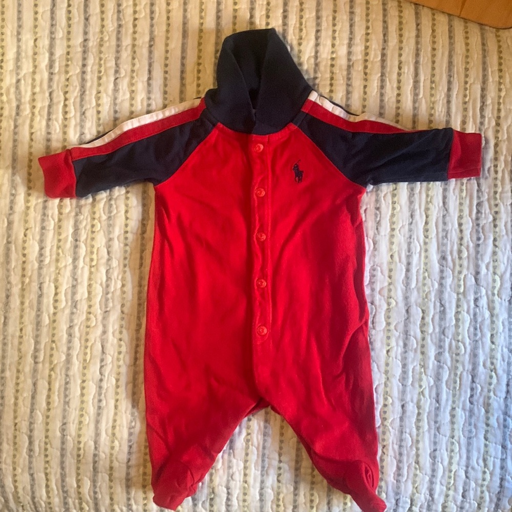Ralph Lauren, newborn onesie.